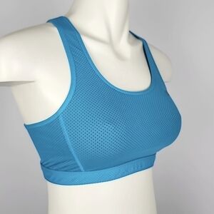 ⭐️2/ $30⭐️ Champion Racerback Reversible Sports Bra  Black Blue Mesh Size Small